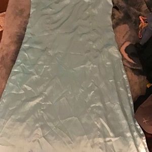 This is a silk night gown.